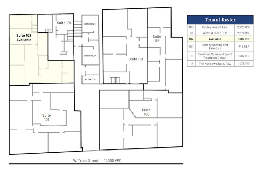 More Photos Of 402 W Trade St, Charlotte Office For Lease
