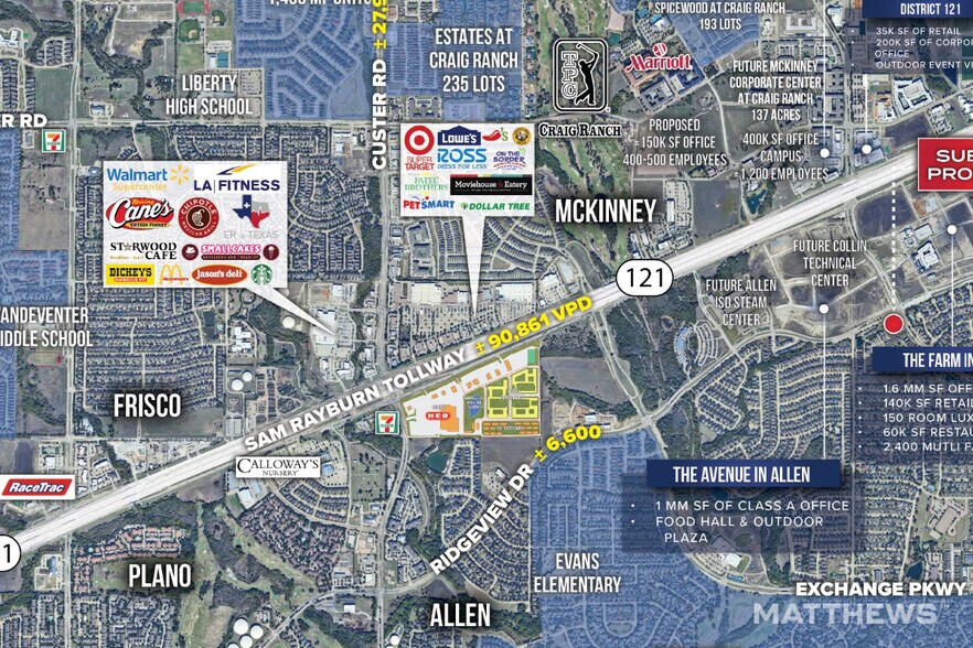 More Photos Of 1421 Ridgeview dr, Allen Storefront For Lease