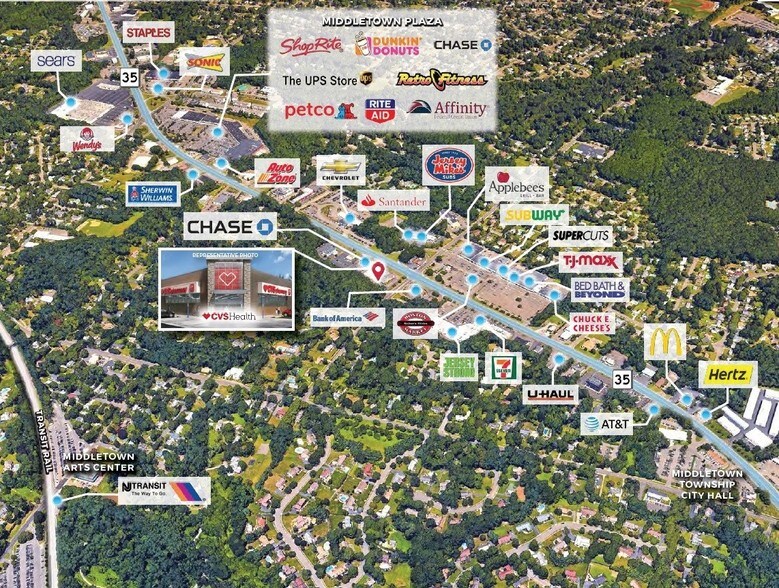 More Photos Of 1200 State Route 35, Middletown Drugstore For Sale