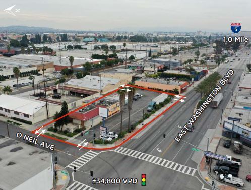 Primary Photo Of 5401 E Washington Blvd, Commerce Fast Food For Lease