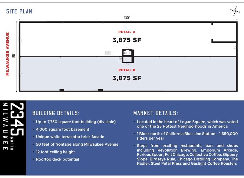 More Photos Of 2345 N Milwaukee Ave, Chicago Storefront Retail Residential For Lease