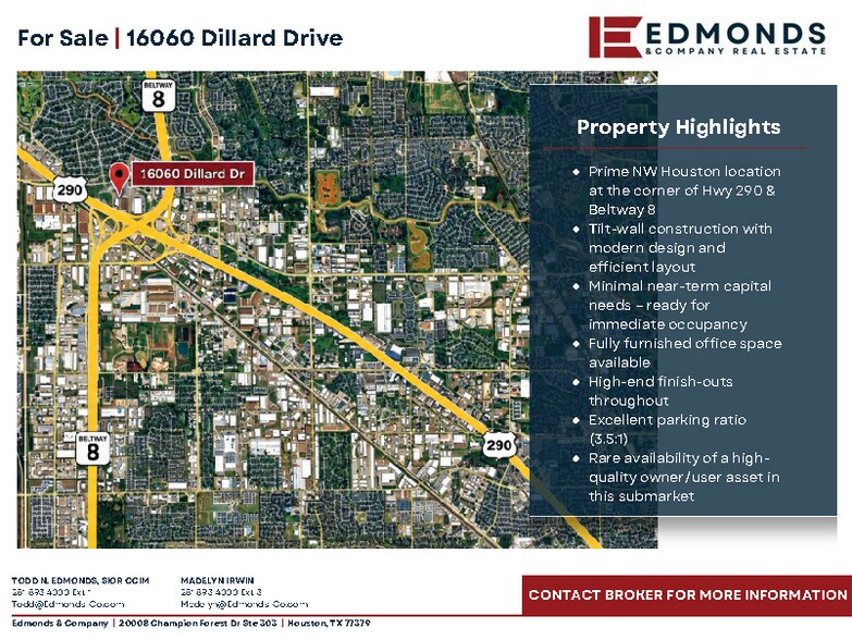 More Photos Of 16060 Dillard Dr, Jersey Village Medical For Sale