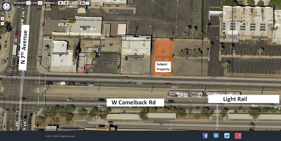 Primary Photo Of 654 W Camelback Rd, Phoenix Land For Sale