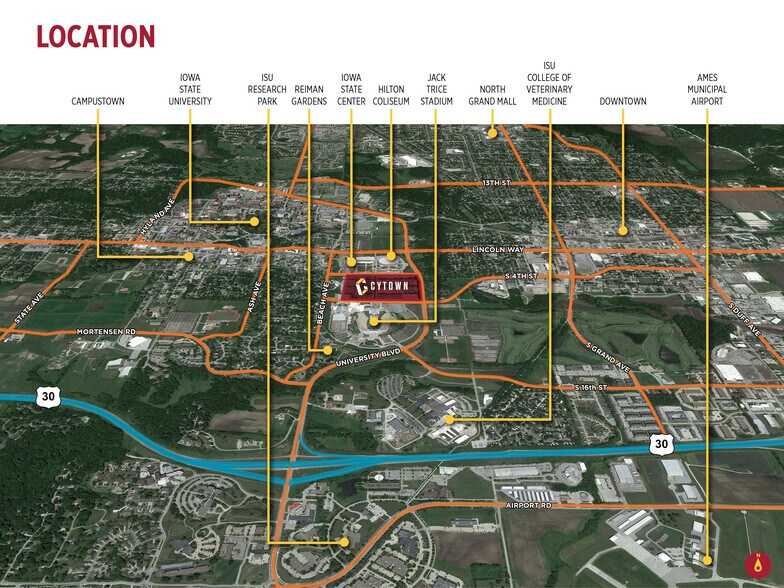 More Photos Of CyTown | Jack Trice Way, Ames General Retail For Lease