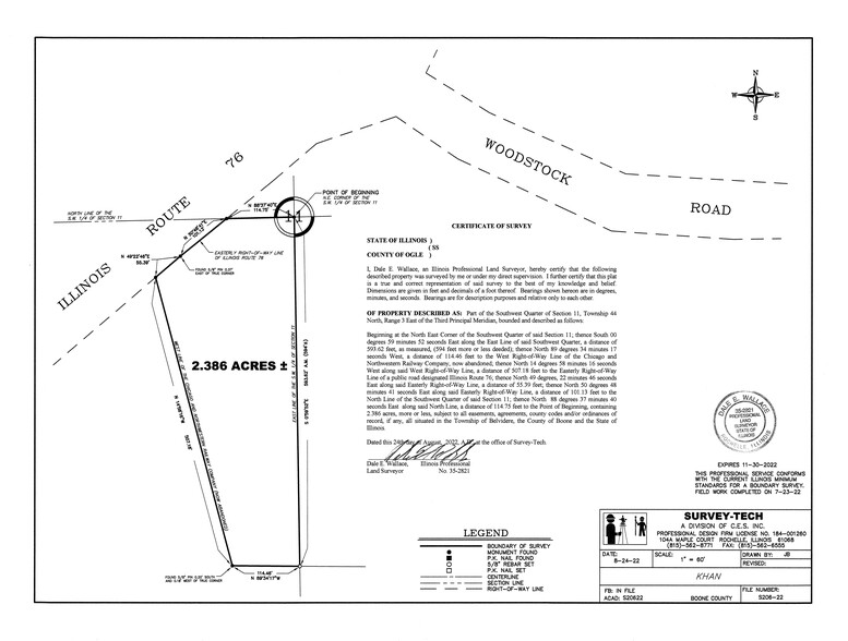 Primary Photo Of 10005 IL-76, Belvidere Land For Lease