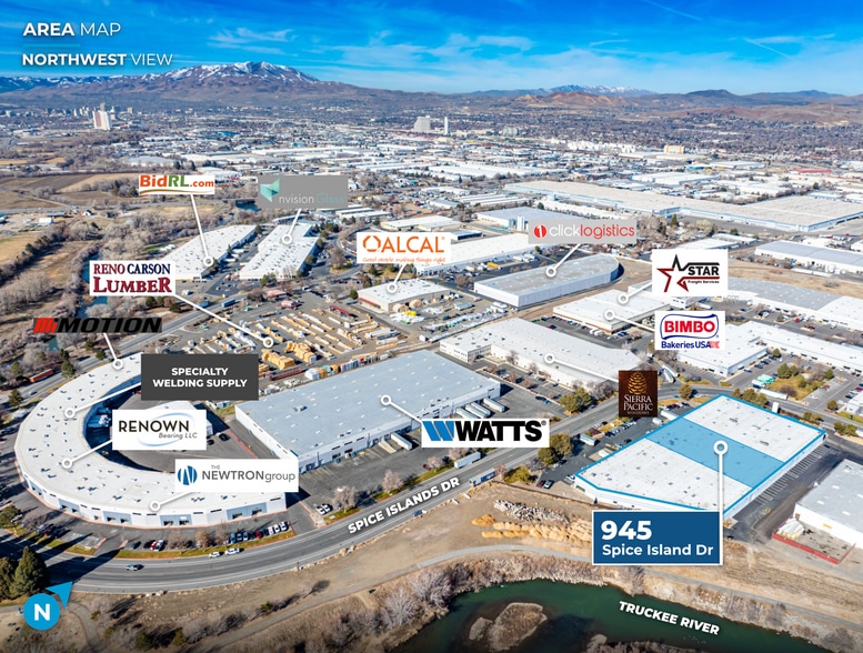 More Photos Of 945 Spice Islands Dr, Sparks Warehouse For Lease