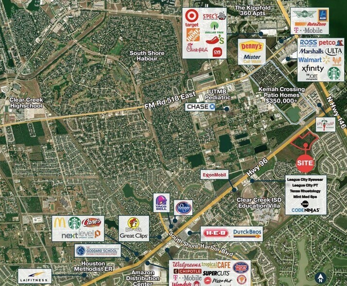 More Photos Of Hwy 96 & Hwy 146, League City Storefront For Lease
