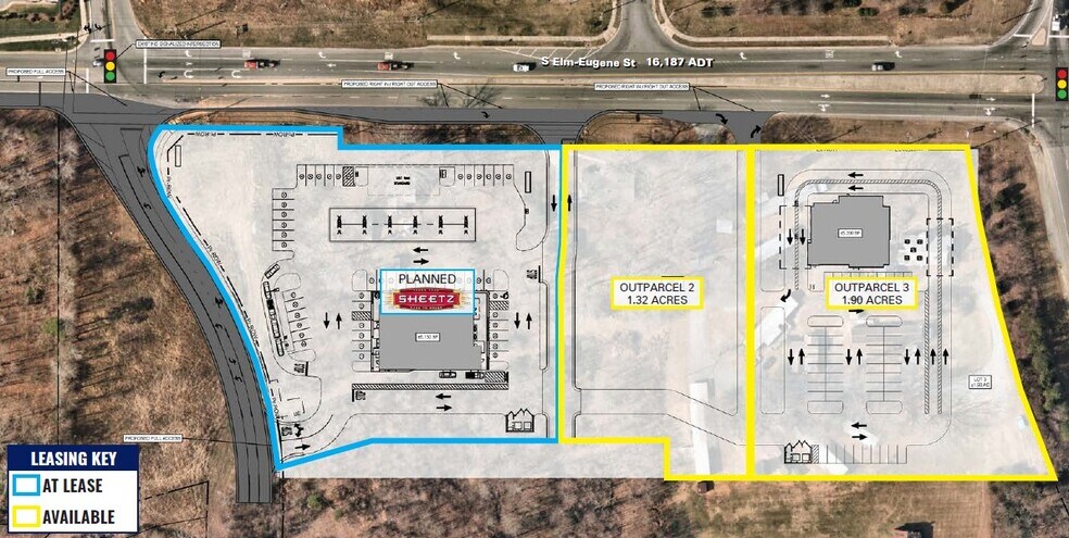 More Photos Of 4017 Elm-Eugene st, Greensboro Land For Lease