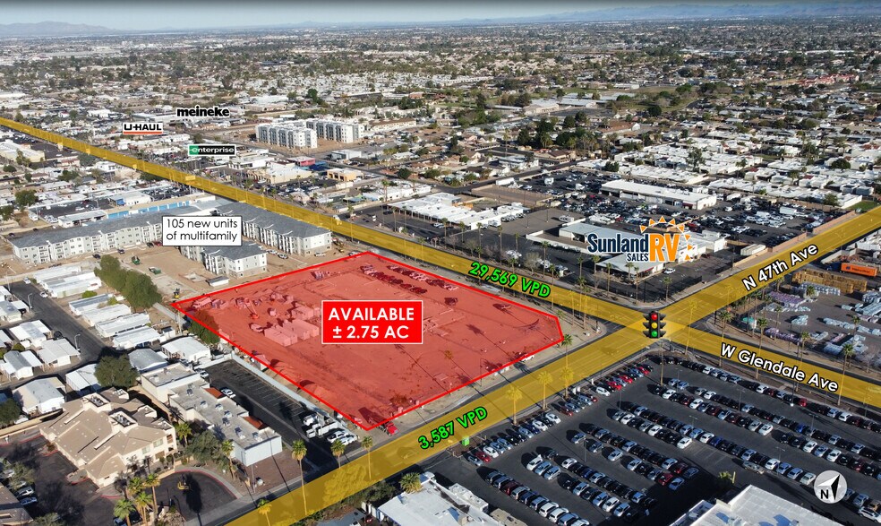 Primary Photo Of 4705 Glendale Avenue, Glendale Land For Lease