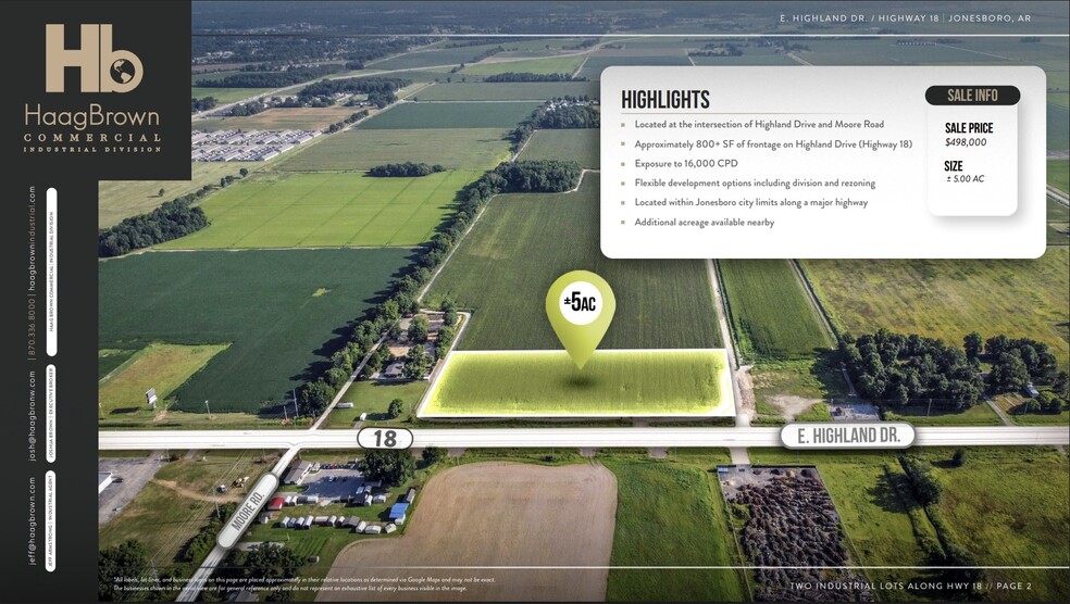 More Photos Of 6914 Highland Drive, Jonesboro Land For Sale