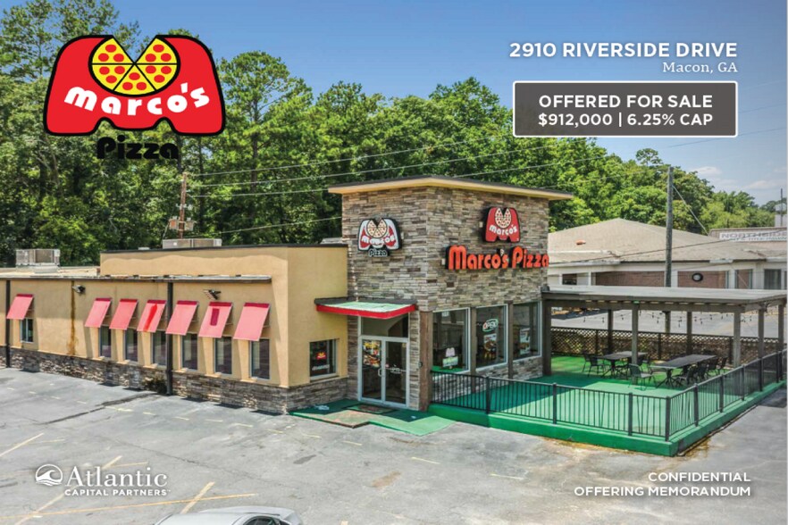 Primary Photo Of 2910 Riverside Dr, Macon-Bibb Restaurant For Sale