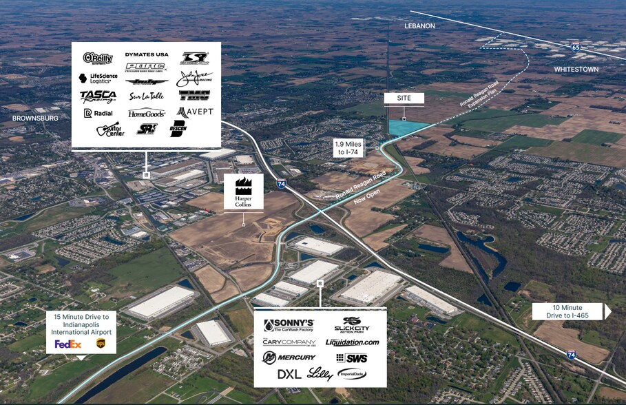Primary Photo Of CR 700 & Ronald Reagan Pky @ CR 700 N, Brownsburg Unknown For Lease
