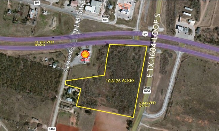 More Photos Of 12198 US Highway 87 East At Loop 1604, Adkins Land For Sale