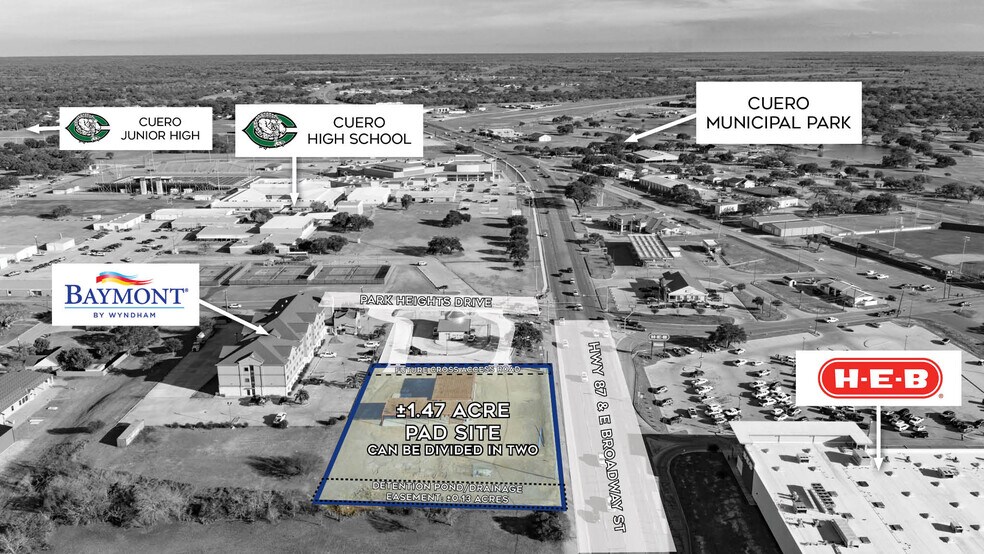 More Photos Of E Broadway St @ Park heights dr., Cuero Land For Sale