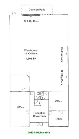 More Photos Of 3640 S Highland Dr, Las Vegas Unknown For Lease