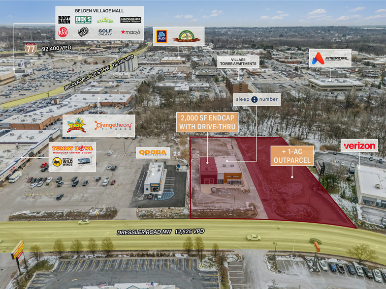 More Photos Of 4990 Dressler Rd Northwest, Canton General Retail For Lease