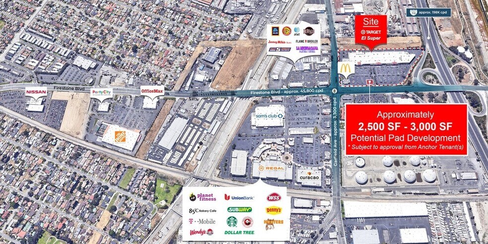 Primary Photo Of 5700 Firestone Blvd, South Gate General Retail For Lease