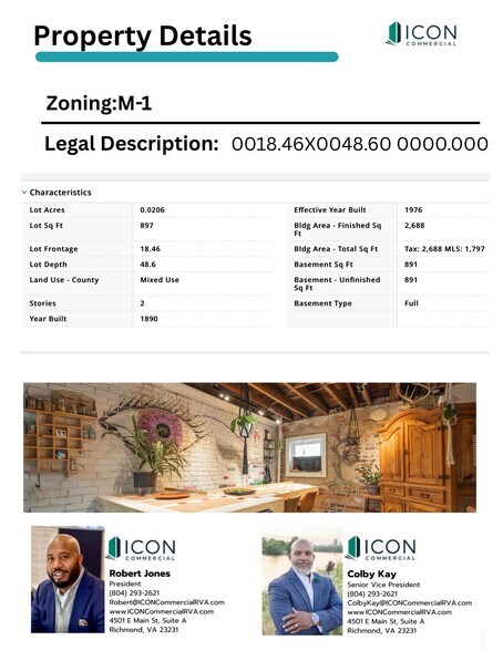 More Photos Of 2200 E Main St, Richmond Storefront Retail Residential For Sale