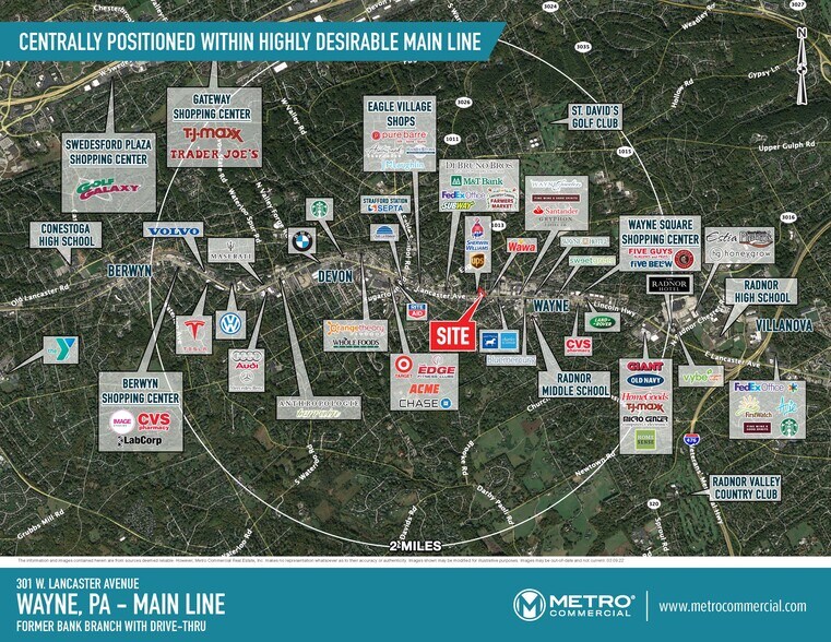 More Photos Of 301 W Lancaster Ave, Wayne Bank For Lease