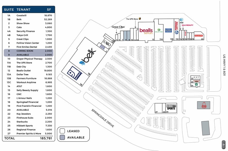 More Photos Of 1670 Springdale Dr, Camden General Retail For Lease