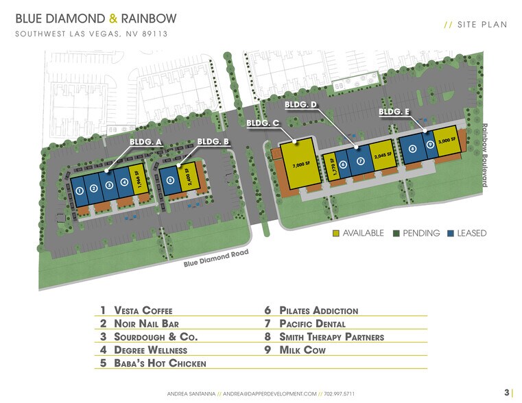 More Photos Of Rainbow & Blue Diamond, Las Vegas Unknown For Lease