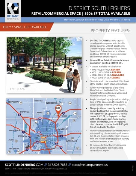 More Photos Of 8723 South St, Fishers General Retail For Lease