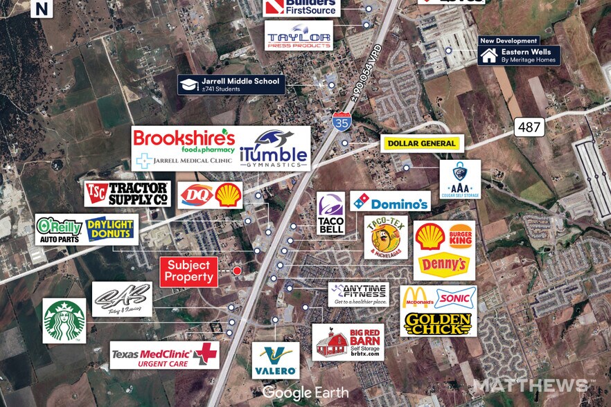 More Photos Of 100 Don Currie Dr, Jarrell Warehouse For Sale