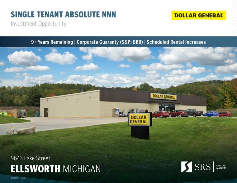 Primary Photo Of 9643 Lake St, Ellsworth Supermarket For Sale