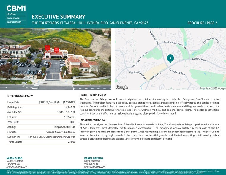 More Photos Of 1001 Avenida Pico, San Clemente Unknown For Lease