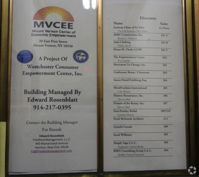 More Photos Of 20 E First St, Mount Vernon Office Residential For Lease