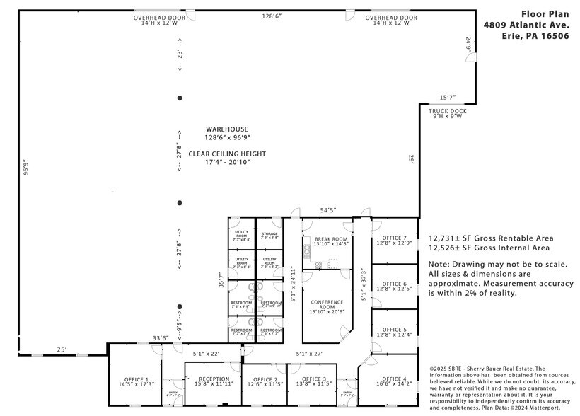 More Photos Of 4805-4809 Atlantic Ave, Erie Warehouse For Lease
