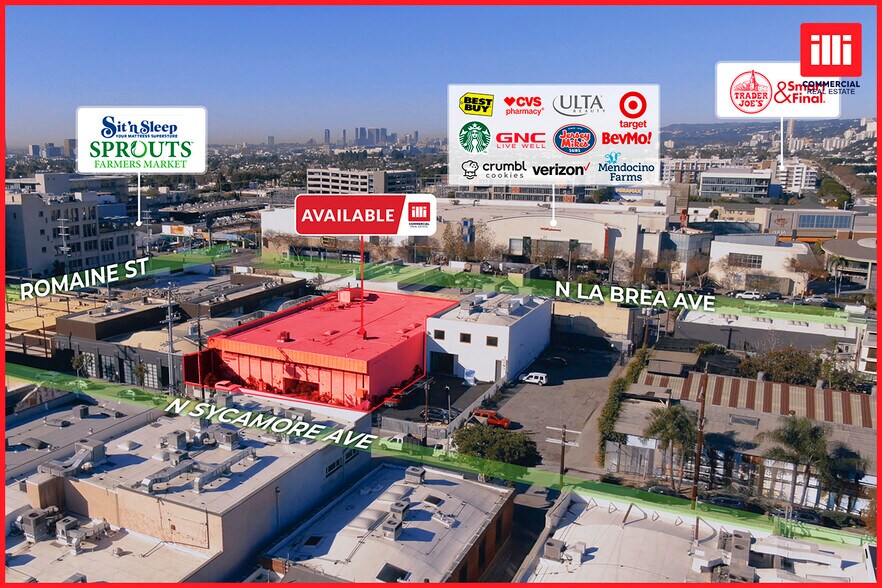Primary Photo Of 1033 N Sycamore Ave, Los Angeles Flex For Lease