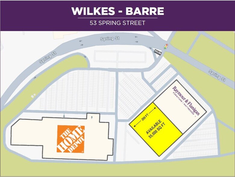 Primary Photo Of 53 Spring St, Wilkes Barre Storefront For Lease