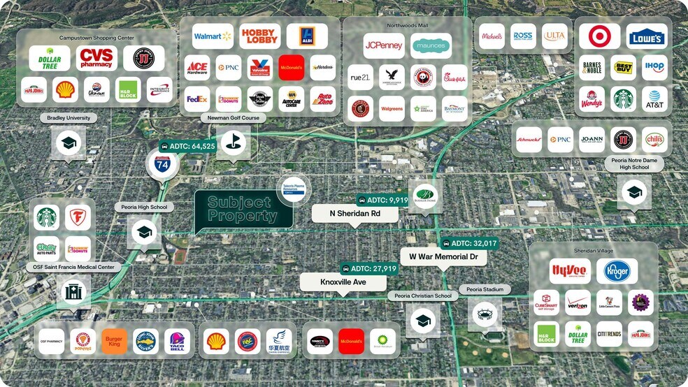 More Photos Of 1902 N Sheridan Rd, Peoria Medical For Sale