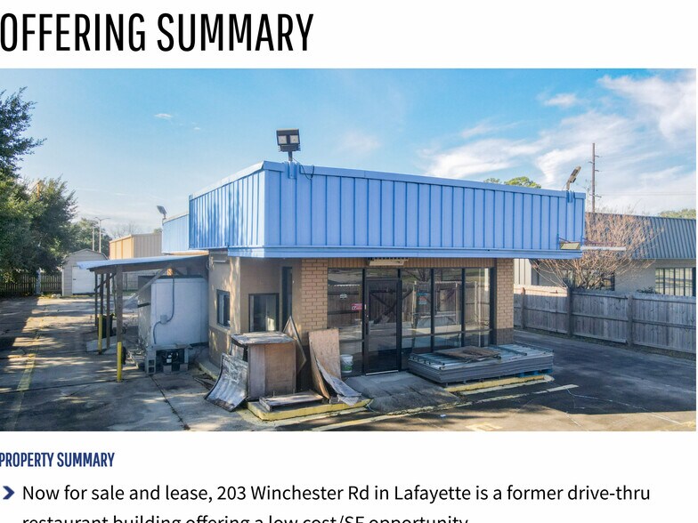 More Photos Of 203 Winchester Dr, Lafayette General Retail For Lease