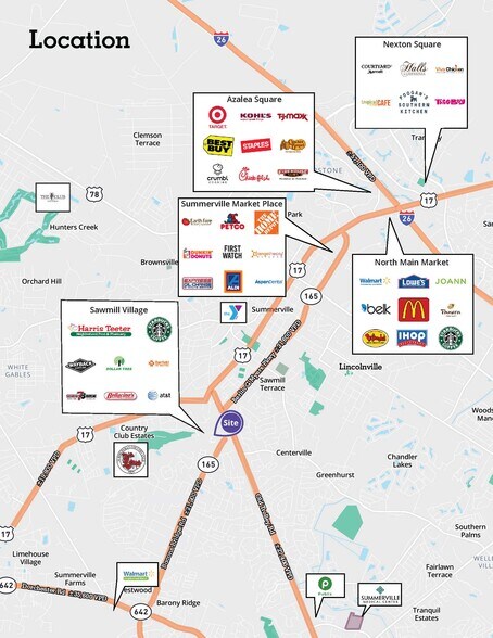 More Photos Of 710 Bacons Bridge Rd, Summerville Storefront For Lease