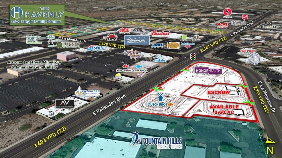 Primary Photo Of NEC of La Montana Dr & Palisades Blvd, Fountain Hills Land For Sale