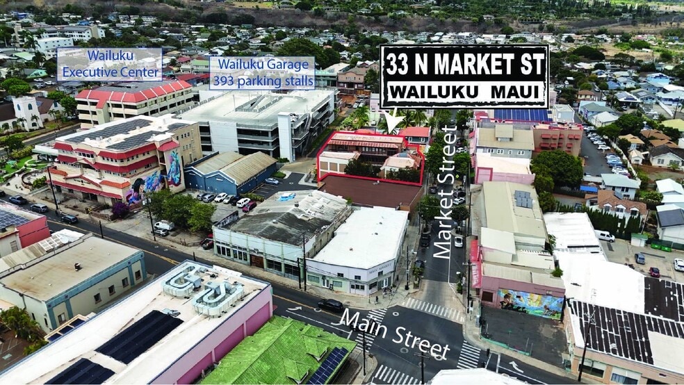 Primary Photo Of 33 N Market St, Wailuku Freestanding For Sale