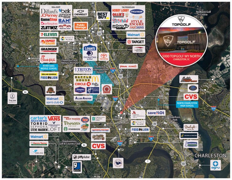 More Photos Of TopGolf, North Charleston Golf Course Driving Range For Sale