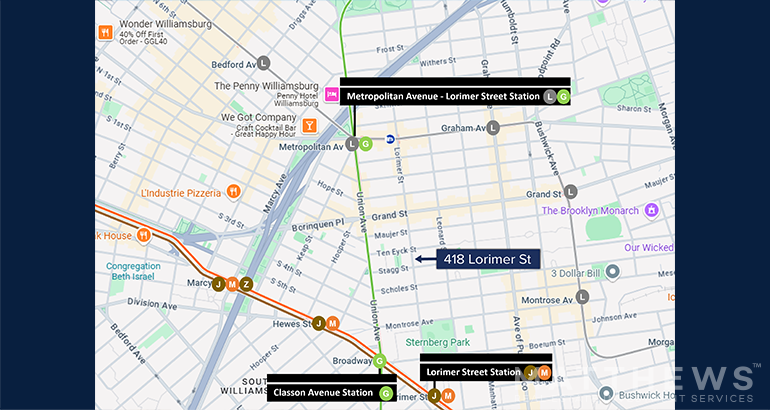 More Photos Of 418 Lorimer St, Brooklyn Warehouse For Sale