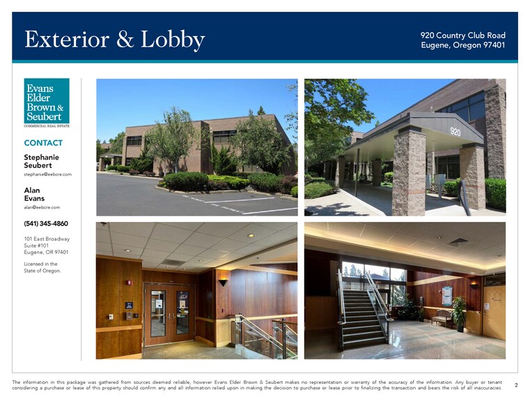 More Photos Of 920 Country Club Rd, Eugene Office For Lease