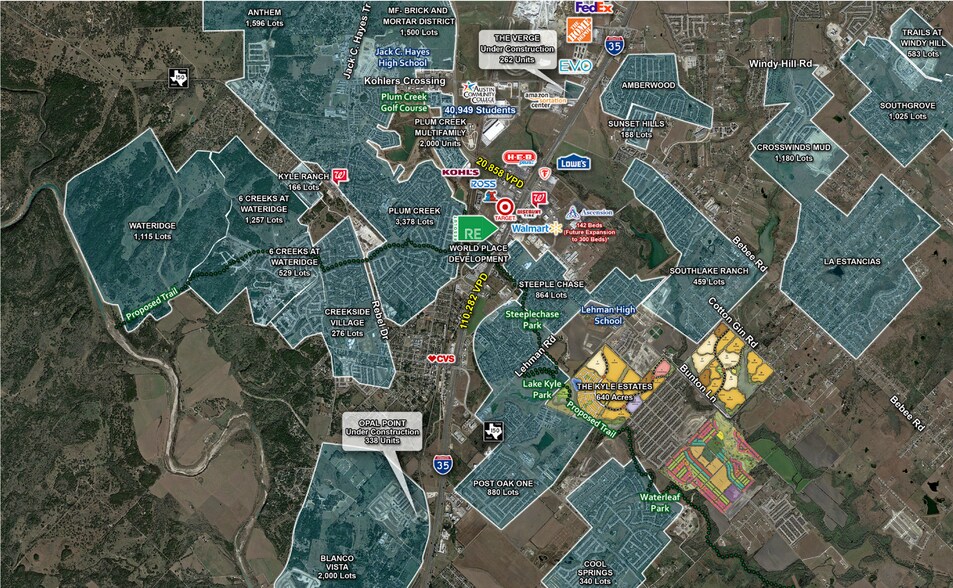 More Photos Of 5581 KYLE CENTER Dr, Kyle Storefront For Lease