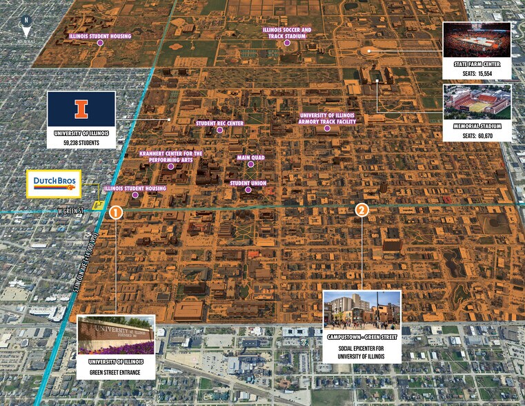 More Photos Of 809 W Green St, Urbana Fast Food For Sale
