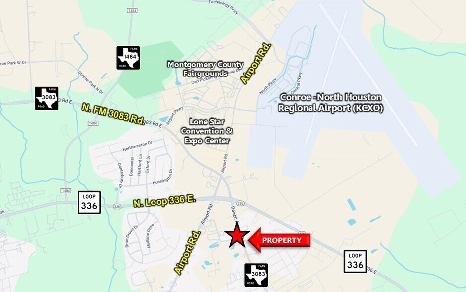 More Photos Of 1303 Beach Airport Rd, Conroe Warehouse For Sale