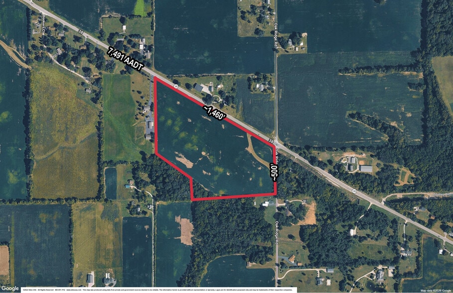 More Photos Of E. State Road 38 & Oak Ridge Road Rd, Sheridan Land For Sale