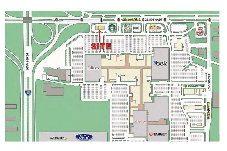 More Photos Of 3299 Bel Air Mall, Mobile Unknown For Lease