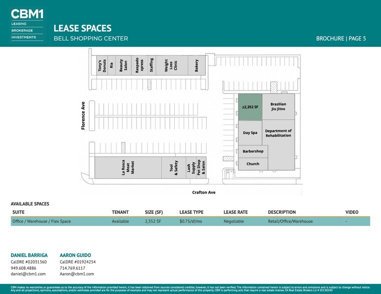 More Photos Of 5130 E Florence Ave, Bell Freestanding For Lease