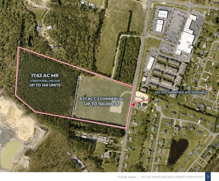 Primary Photo Of Route 24 @ Yeshua Lane, Millsboro Land For Sale