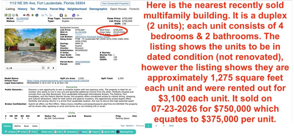 More Photos Of 1219 NE 5th Ter, Fort Lauderdale Land For Sale
