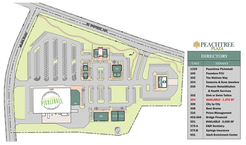 More Photos Of 302-310 Springcrest Dr, Fort Mill General Retail For Sale